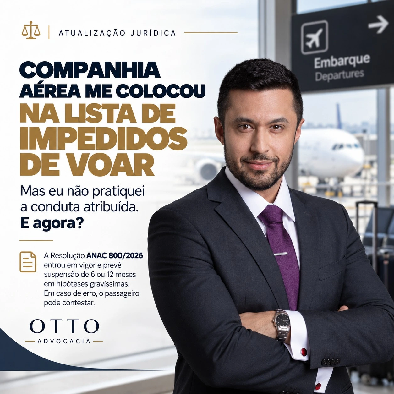 passageiro-proibido-voar-anac-suspensao-2026 Passageiro contesta suspensão de seis ou doze meses para utilização do transporte aéreo